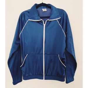 80s New Ricks Silk Blue Tracksuit